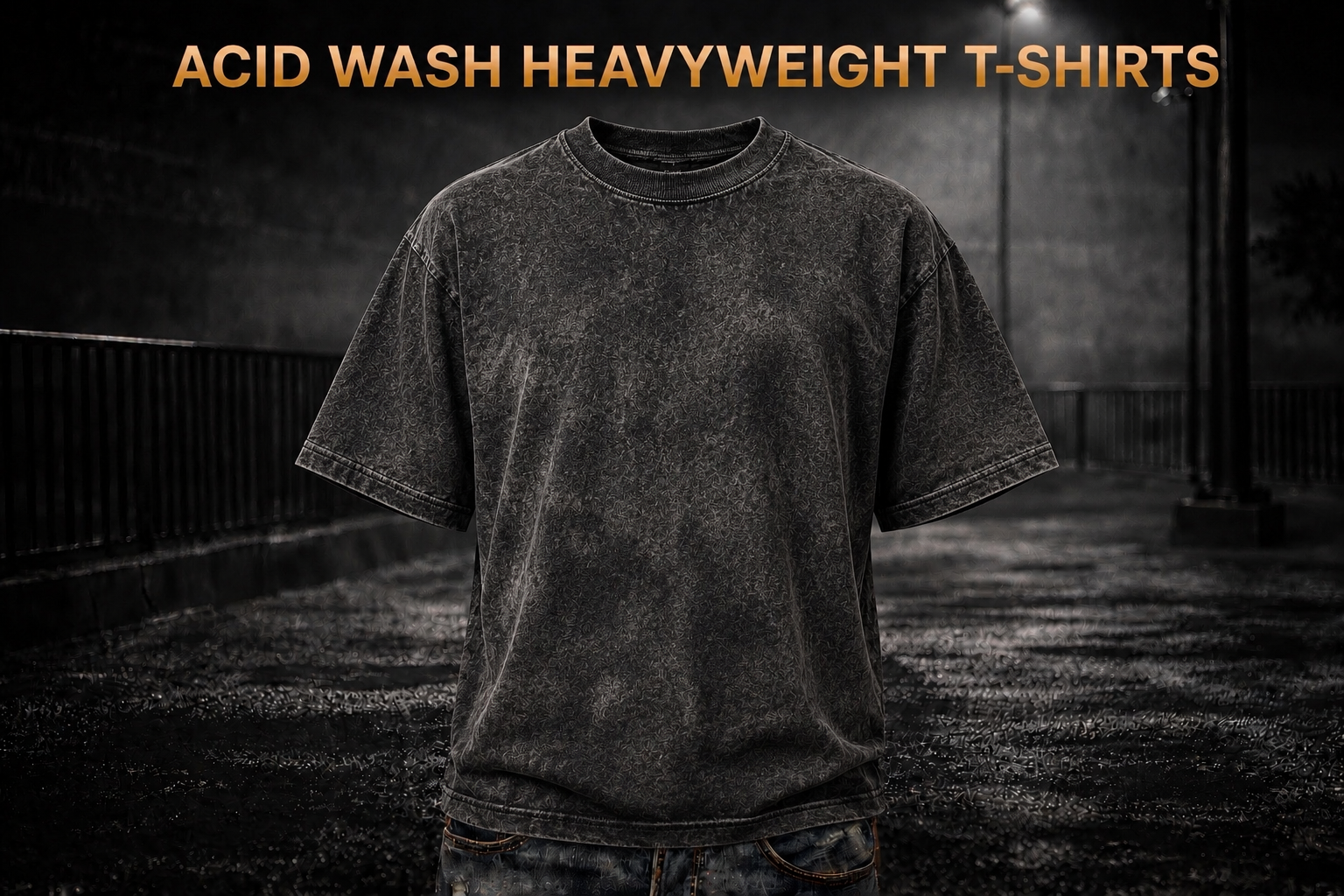 Acid Wash Heavyweight T-Shirts