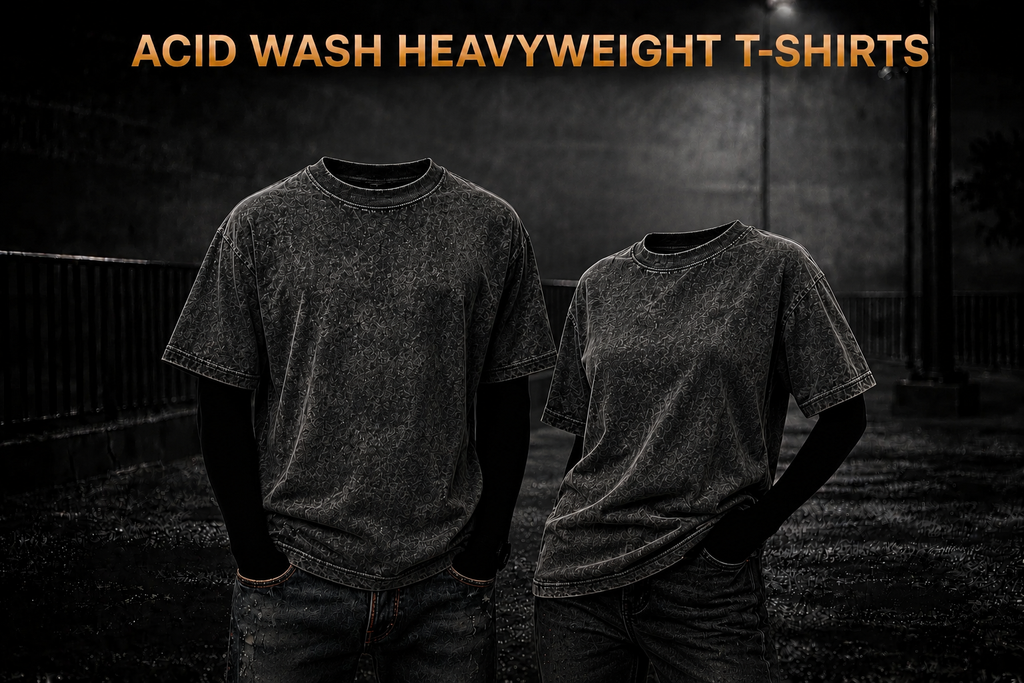Acid Wash Heavyweight T-Shirts