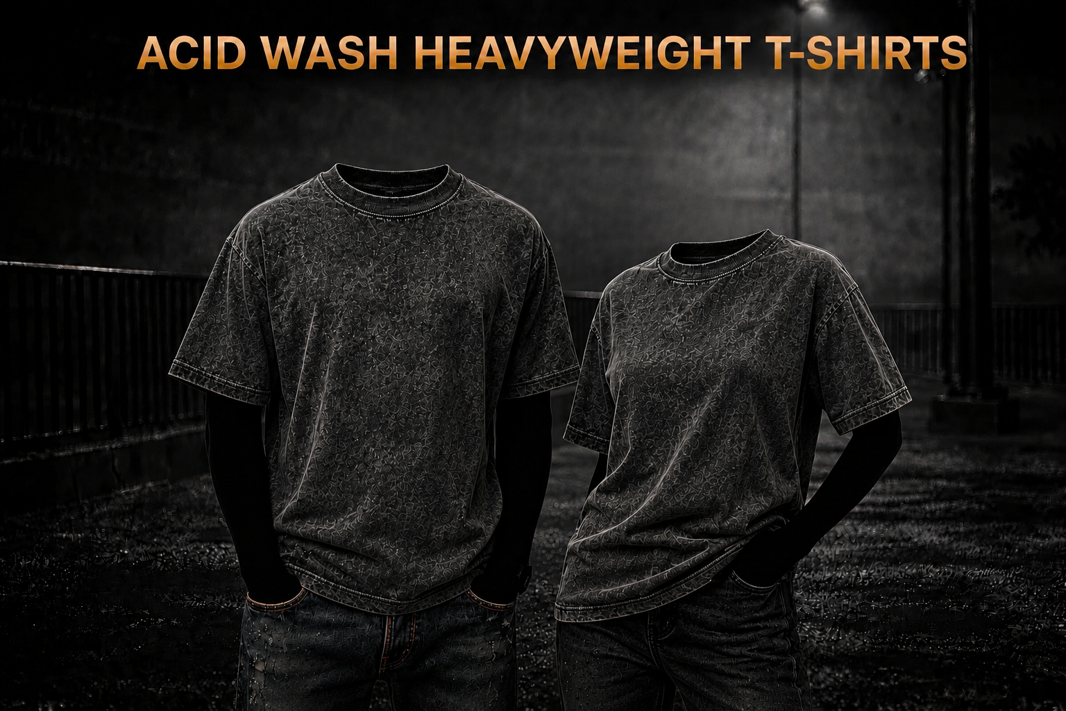 Acid Wash Heavyweight T-Shirts